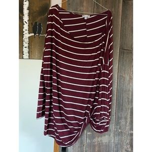 Off Shoulder Striped Chic Soul Top